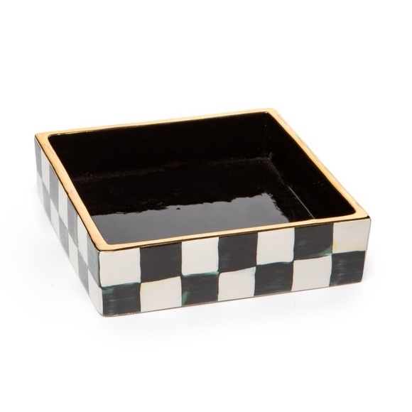 Mackenzie Childs Courtly Check Napkin Holder - Picture 4 of 5